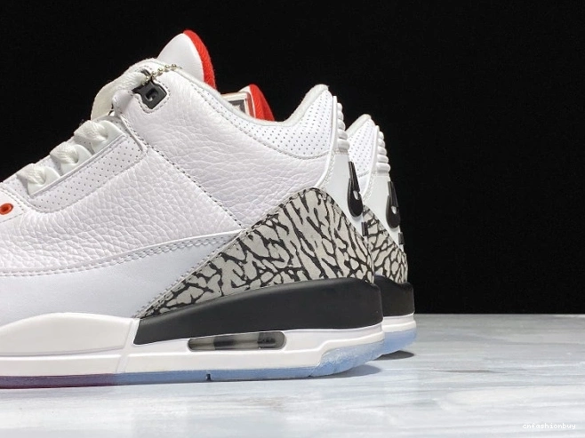 3 Jordan white Retro 